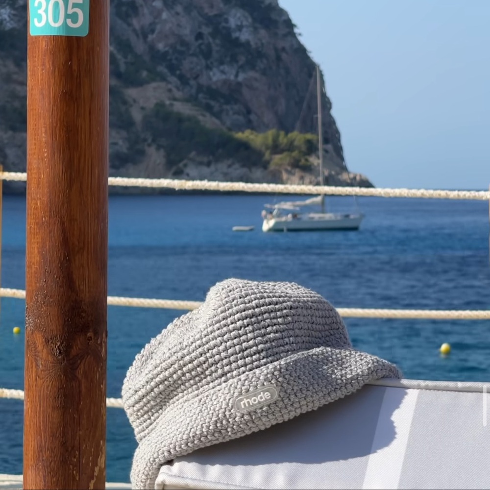 RHODE Summer Club Crochet Bucket Hat